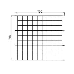 Rustproof Galvanized Decorative Metal Garden Fence Powder Coated Steel Fencing Panels Kit