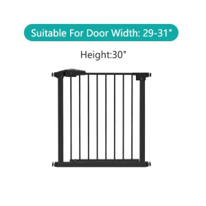 SG002 EN1930 ASTM Approved Indoor Metal Baby Safety Gate Set