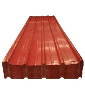 SGCC DX51D Customized Size 4ft X 8ft PPGI Corrugated Metal Roofing Sheet