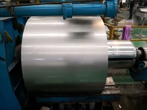 SHAEC26010069438 Hot dip Al Zn Oiled Steel Coil / Hot dip Al Zn Oiled Steel Sheet Grade Dx51d AZ121 Z150 Mid Hard SVHC CN