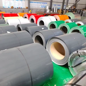 SMP HDP Color Coated PPGI Steel Coil High Weather Resistance Industrial Roofing Panel