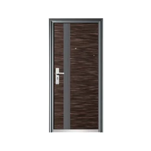 SOFU Modern Design Side Opening Sliding Cold Rolled Steel Security Doors 1 Year Warranty Villa Exterior Use Anti Theft Finished