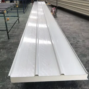 SP-PU-1050 0.326-0.8mm Steel Polyurethane Metal Roof Panel Fireproof Prefab House PU Sandwich Panel