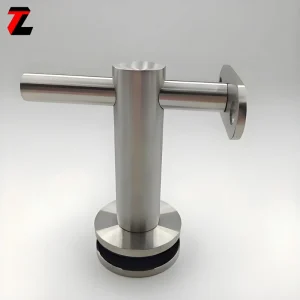 SS316 Brushed Handrail Bracket Series Standard Adjustable DIY Wall Mount Glass Railing Hardware Kit for Staircase Deck