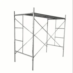 Safe Working Platform Walk Through Frame Mobile Scaffolding Galvanized Scaffold with Wheels