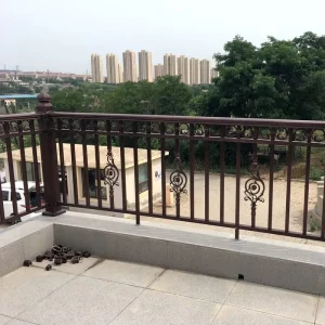 Safety Guardrail Custom Metal Galvanized Steel/Aluminum Alloy Art Balcony Railings Garden Buildings Balustrades & Handrails