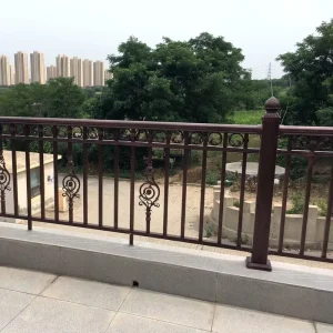 Safety Guardrail Custom Metal Galvanized Steel Aluminum Alloy Art Balcony Railings Garden Buildings Balustrades & Handrails