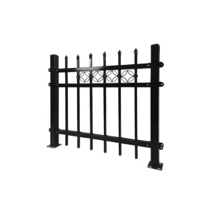 Sturdy Zinc Steel Fencing with Welded Structure Widely Used for Community Park and Landscape Decoration