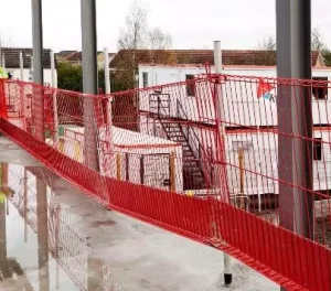 Safety Steel Wire Mesh Fence Barrier Hot Dip Galvanized PVC Coating Australia Edge Falling Protection Trellis Enhanced Security
