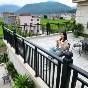 Safety Top Mount for Deck Stairs and Handrails Baluster Aluminum Railing