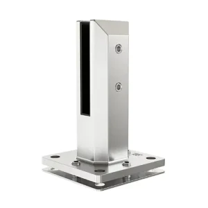Salt Spray Certified Marine Grade Stainless Steel Glass Spigot Kit Mirror Modern DIY Outdoor Railings & Stair Deck Post