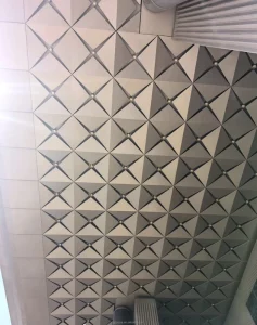 Sculptural 3D Aluminum Light Ceilings Decorative Wall Aluminum Ceiling Panels