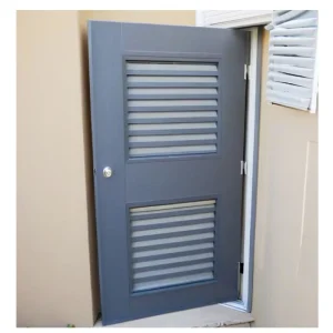 Security Blind Fireproof Metal Door Whole Set with Hardware