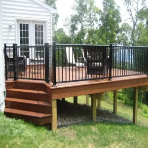 Security Galvanized Metal Fencing English Garden Wrought Iron Fence
