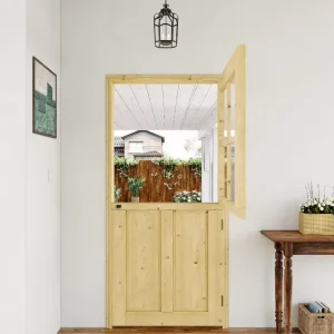 Security Steel Dutch Door Exterior Insulated Metal Split Door for House Entry