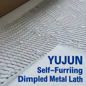Self-Furring Dimpled Metal Lath ASTM Standard G60 Galvanized 2.5lb 3.4lb Stucco Plaster Lath