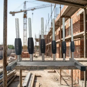 Self-Locking Coated Steel Rebar Coupler Sleeve Anti-Corrosion for Floor Wall Reinforcement and Seismic Construction
