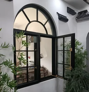 Shatterproof & Corrosion Resistant Aluminium French Windows for Exteriors Bedrooms & Farmhouses