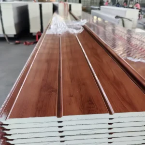 Siding Panels Beautiful Structural Insulated Panels Wood Color Steel Sandwich Panels Insulated Wall Panels Metal Panels