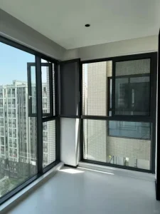 Simple Design Aluminum House Metal Window Double-Layered Glass Aluminium Casement Windows