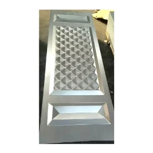 Sleek Matte Steel Door Skin Super Strong Weather Resistant Sheet for Exterior Door