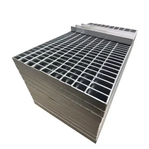 Smooth Plain Bar Stainless Steel Anti Corrosion Open Mesh Drainage Catwalk Grating for Sugar Concrete Reinforcement Workshop