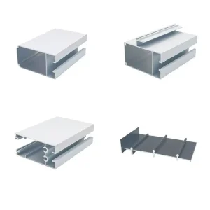 Solar Panel Support Aluminum Extrusion Profile 6005 T6 Anodized Photovoltaic Bracket System Mounting Metal Section