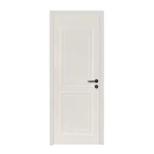 Solid Wood Interior Door Soundproof Anti pressure Entry Living Room Door Black Walnut Minimalist Design Baking Lacquer Simple