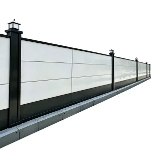 Source Factory Custom Prefabricated Steel Hoarding Anti-Rust Modular Panel for Road Construction Factory Enclosure Barrier