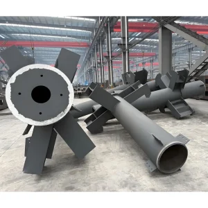 Special Shaped Steel Structure Components Non-standard Welded Steel Parts Zinc Coated Construction Machinery Heavy Workshop