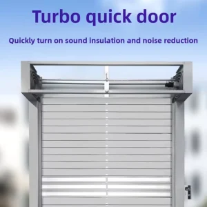 Spiral High Speed Door Wind Resistance Class 12 Quiet Insulated Garage Door