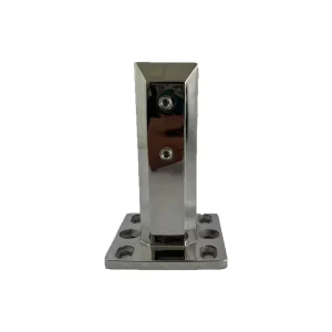 Split Detachable Two-Piece Glass Balustrade Kit Double Lock Screws Anti-Scratch Rubber Accessories Rust Staircase Balcony