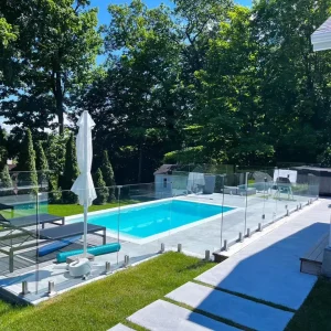 Square Deck Mount Heavy Duty Duplex 2205 Frameless Glass Spigot for Pool Fence Deck Balcony Balustrade Glass Railing Barrier