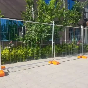 Stackable Outdoor Temporary Fence with Custom Size for Emergency Evacuation