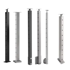 Stainless Balcony Deck Rail Railing Balustrade Security System for Stairs Flooring Balustrade