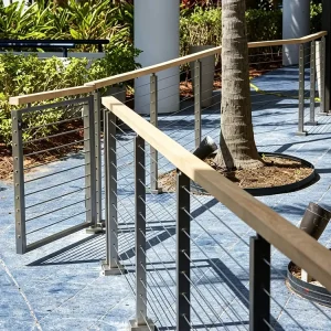 Stainless Balcony Railing Stainless Steel Stairs Railing Design Wire Cable Railing