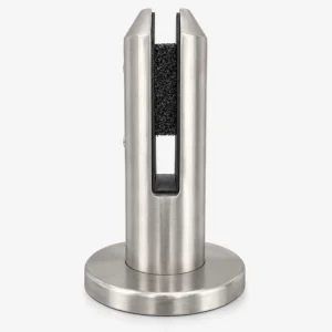 Stainless Steel 2205 Glass Balustrade Hardware Deck Mounted Round Shape Round Base Glass Spigot for Frameless Glass Railing