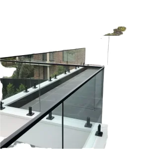 Stainless Steel 304 316 DIY Water Resistant Glass Spigot Modern Deck Glass Clamp Balustrade Swimming Pool Stairs Railings