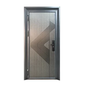Stainless Steel 3D Printing Technique Design Modern House Exterior Entrance Door Metal Entrance Doors