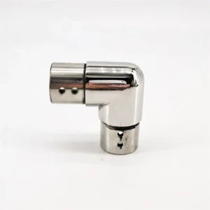 Stainless Steel 90 Degree Pipe Connector Round Tube Corner Connector
