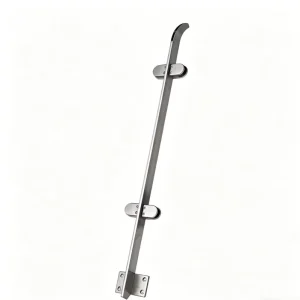 Stainless Steel Balcony Railing Glass Railing Post Stainless Steel Staircase Balustrade Post with Fixed Glass Clamp