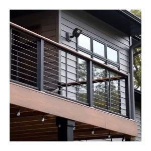 Stainless Steel Baluster Cable Railing System Fence Deck Railings