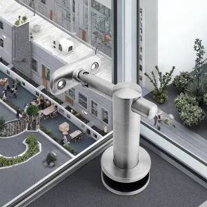 Stainless Steel Channel Fittings for Hotel Handrail System for Balcony and Porch Balustrades and Handrails