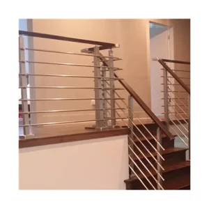 Stainless Steel Custom Rod Railing Designs for Villa Modern Adjustable Bar Spacing Rust Resistant Easy Installation