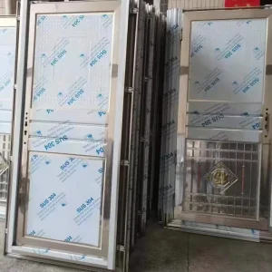 Stainless Steel Door Strong Metal Security Door for Apartment Factory and Bulk Order