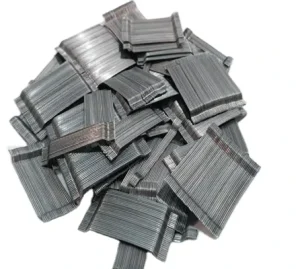 Stainless Steel Fiber 0.6x35mm with Hooked End Durable Tensile Strength for Metal Floor Building Materials