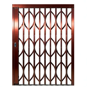 Stainless Steel Folding Gate with Postmodern Design, Anti-Theft and Corrosion Resistance for Schools and Warehouses