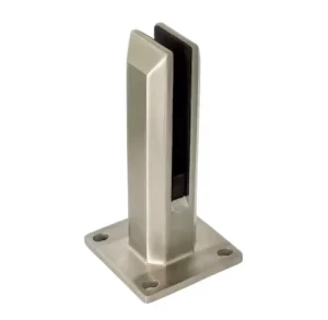 Stainless Steel Frameless Glass Pool Fence Spigot Deck Mount DIY for Concrete or Wooden Surface