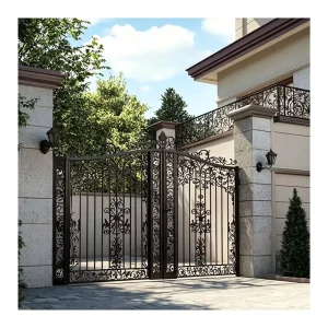 Stainless Steel Gate Lock and Latch Set with Keypad and Handle for Outdoor Garden or Fence Gate