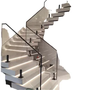 Stainless Steel Glass Spigot Clamp Frameless Pool Fence Balcony Stair Villa Hotel Glass Railing for Apartment